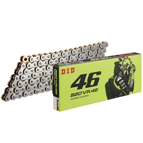 ΑΛΥΣΙΔΑ DID 520-110L VR46 ΑΣΗΜΙ ΧΡΥΣΗ