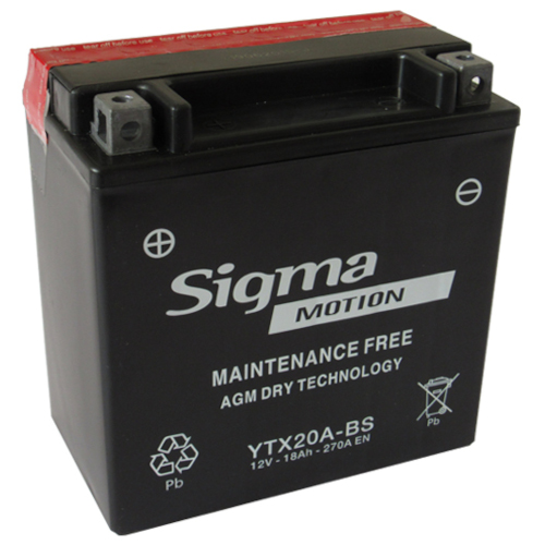 ΜΠΑΤΑΡΙΑ YTX20A-BS 12V18AH SIGMA