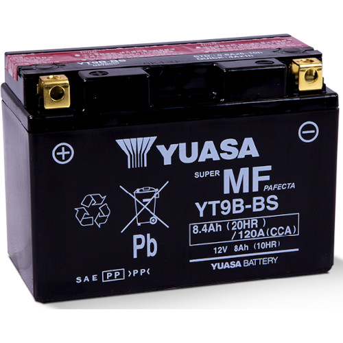 ΜΠΑΤΑΡΙΑ YT9B-BS YUASA ΜΕ ΥΓΡΑ