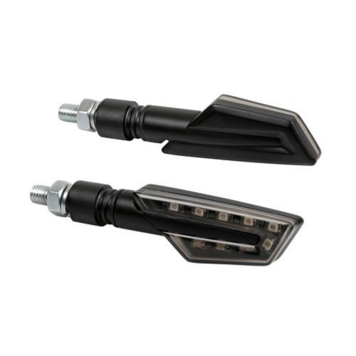 ΦΛΑΣ LAMPA CICLON ΜΑΥΡΑ 12V LED 91X25mm