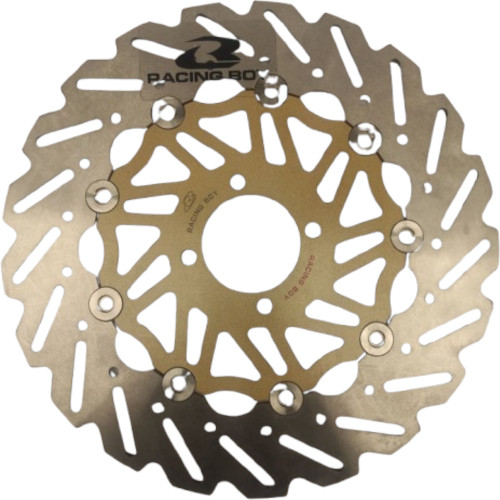ΔΙΣΚΟΠΛΑΚΑ RACING BOY 297 KAZE-R/XCITE/GT128 300mm ΧΡΥΣΗ ΜΑΡΓΑΡΙΤΑ