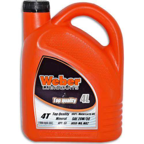 ΛΑΔΙ WEBER 4T 20W-50 ΟΡΥΚΤΕΛΑΙΟ 4L