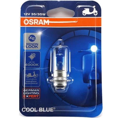 ΛΑΜΠΑ OSRAM 12V-35-35W SUPRA COOL BLUE