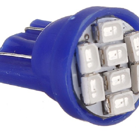 ΛΑΜΠΑ LED T10 W5W 12V 2W ΜΠΛΕ ΦΩΣ ΚΑΡΦΩΤΗ