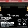 ΜΠΑΤΑΡΙΑ YT12A-BS YUASA TAIWAN