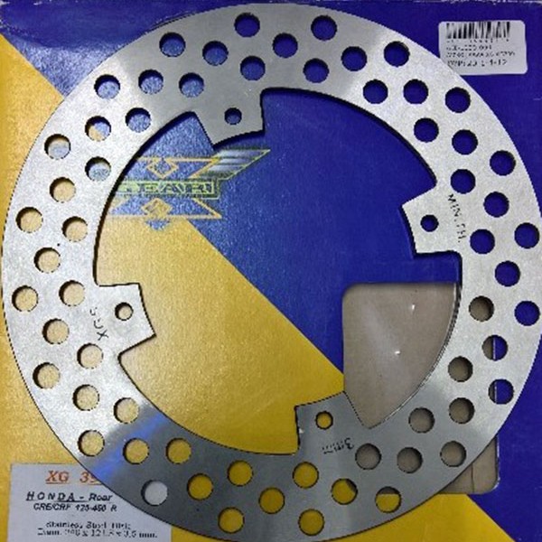 ΔΙΣΚΟΠΛΑΚΑ XG XG390 CRE/CRF 125-450 ΠΙΣΩ