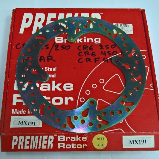ΔΙΣΚΟΠΛΑΚΑ PREMIER ΠΙΣΩ CR125/CRE250/CRF450 SMX191