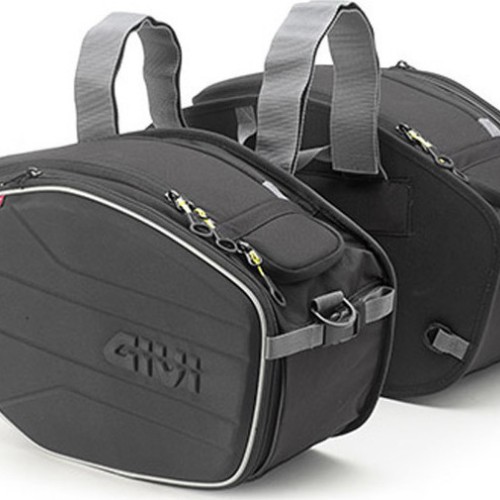 ΤΣΑΝΤΕΣ ΠΛΑΙΝΕΣ GIVI EASY RANGE ΜΑΥΡΕΣ 19L-25L