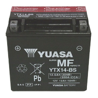ΜΠΑΤΑΡΙΑ YTX14-BS YUASA ΙΝΔΟΝΗΣΙΑΣ