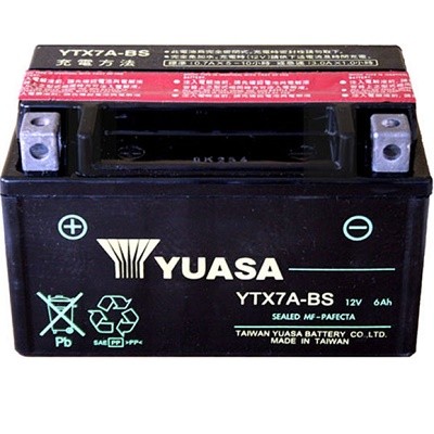 ΜΠΑΤΑΡΙΑ YTX7A-BS YUASA TAIWAN 6.3Ah